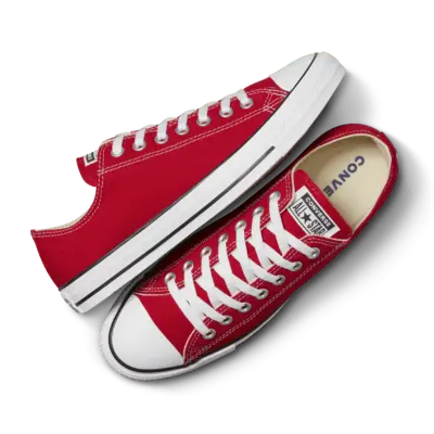 Кроссовки Nike Converse Chuck Taylor All Star Low Top Unisex Shoe, красный — фото 4