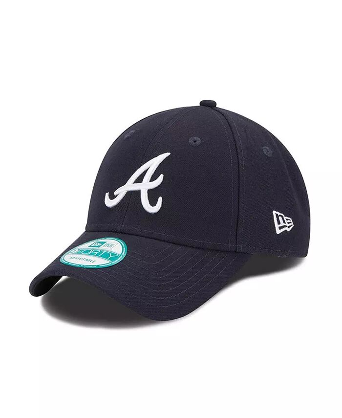 

Мужская темно-синяя регулируемая шапка Atlanta Braves League 9FORTY New Era