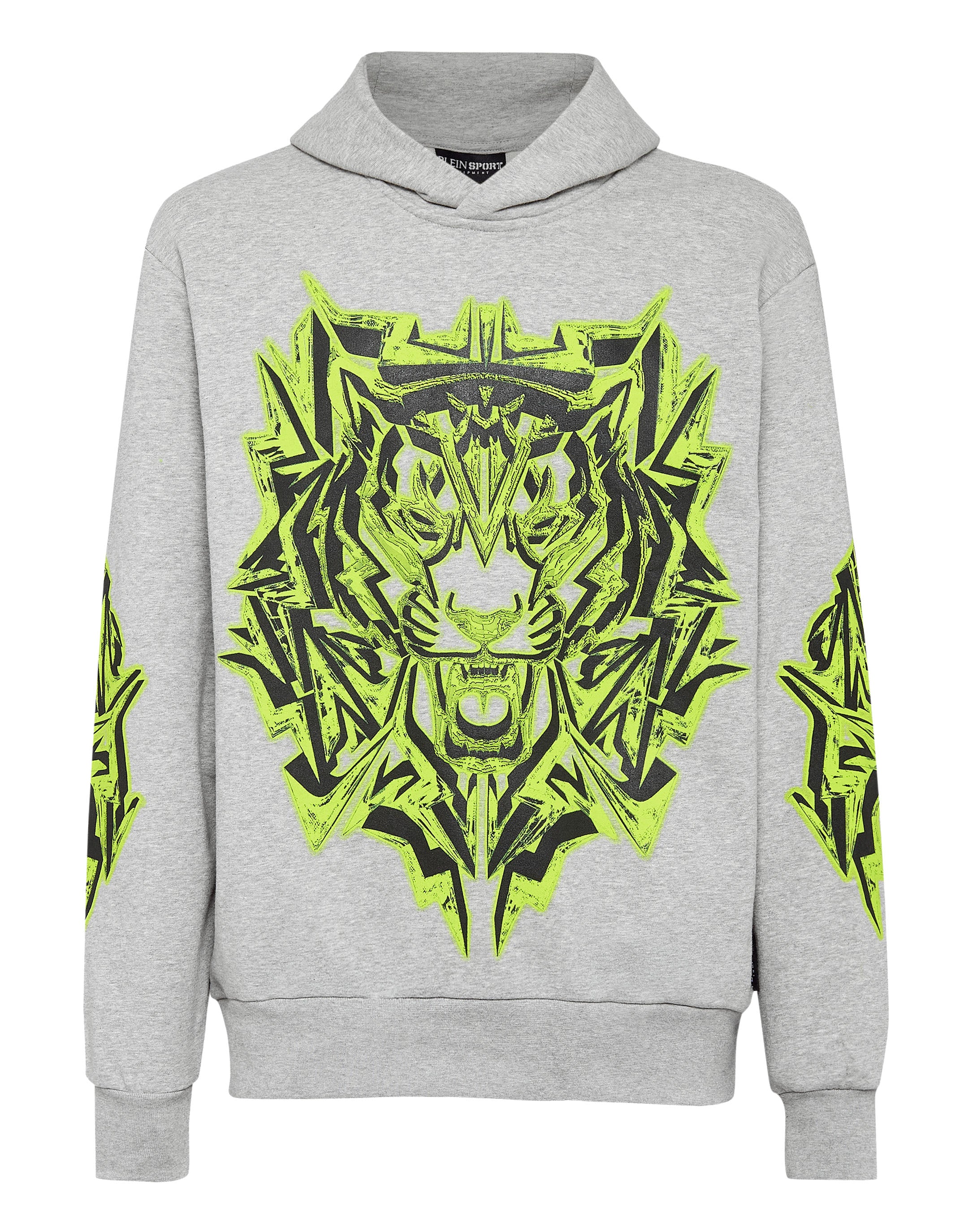 

Толстовка с капюшоном Thunder Tiger PLEIN SPORT, серый