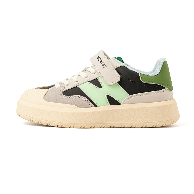 

Скользостойкие, износостойкие, легкие амортизирующие низкие детские повседневные кроссовки Kids' ABC KIDS, черный зеленый синий