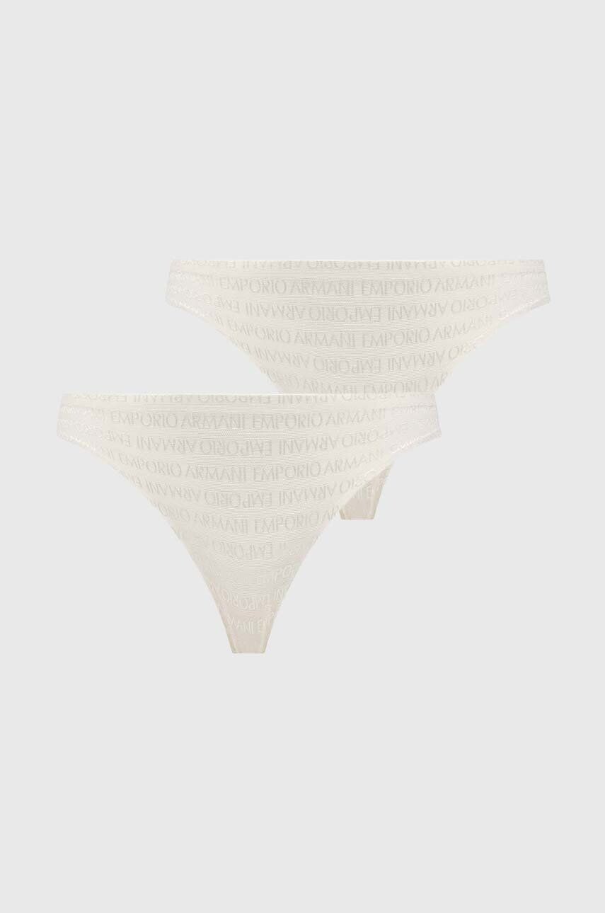 

Стринги упаковка из 2 шт Emporio Armani Underwear, бежевый