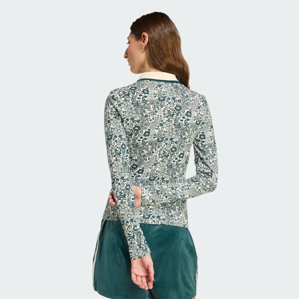 Футболка с длинным рукавом Originals x Liberty London AOP Adidas, white — фото 2
