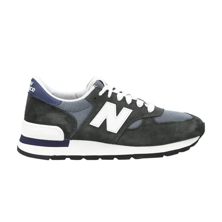 

Кроссовки New Balance 990v1 Made in USA Forest Navy, зеленый