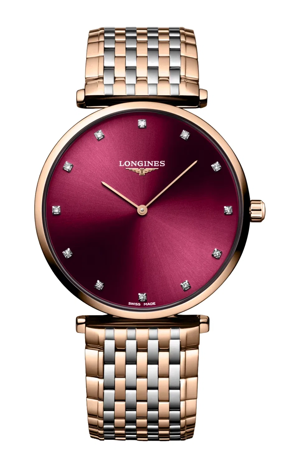 La grande classique de LONGINES - L4.866.1.68.7, бордовый
