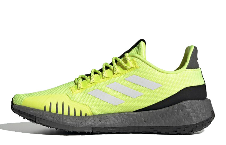 

Кроссовки для бега PulseBOOST мужские с низким верхом неоново-зеленые Adidas