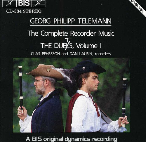 

CD диск Telemann / Pehrsson / Laurin: Complete Recorder Duos