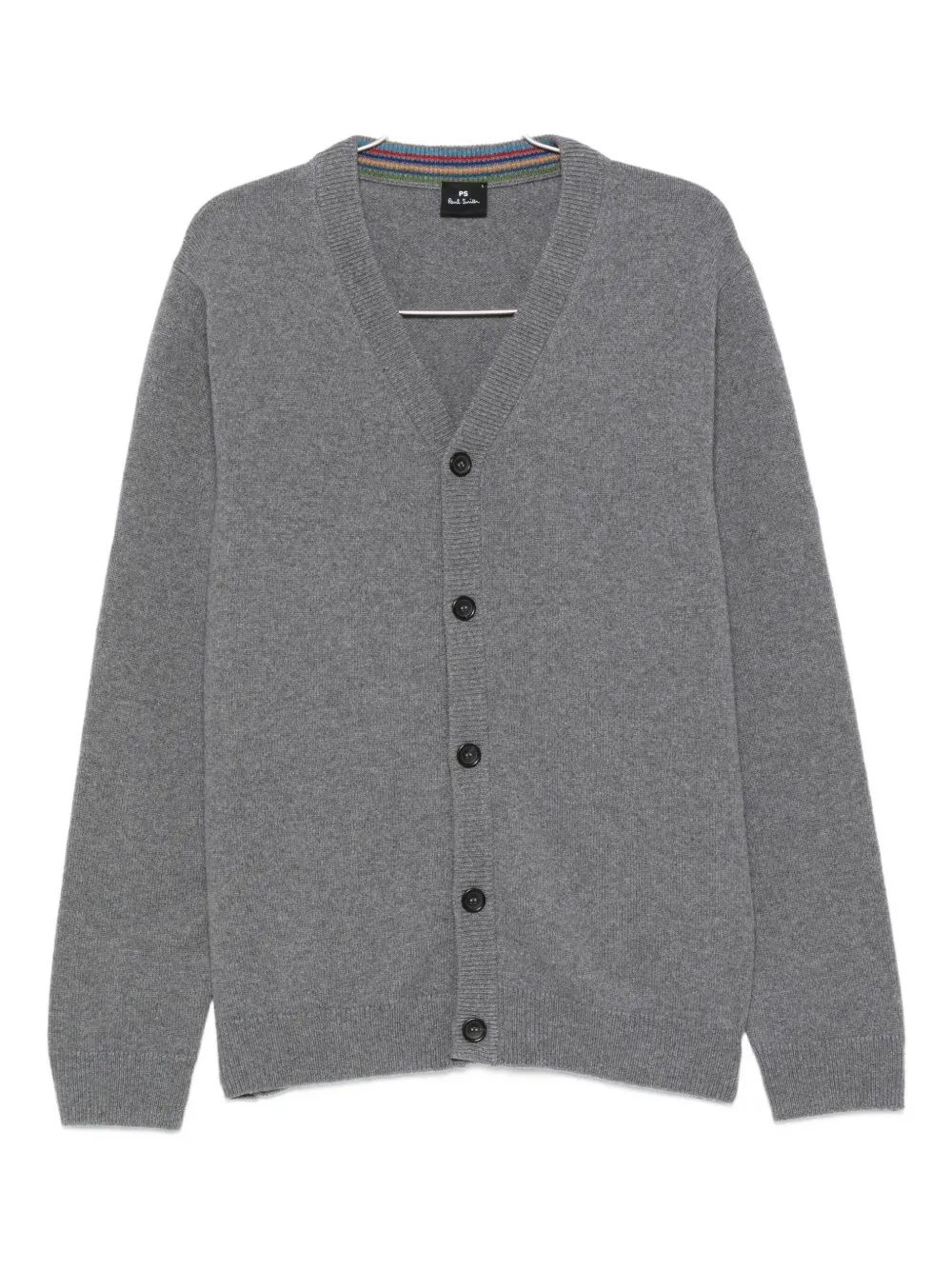 

Кардиган из мериносовой шерсти PS Paul Smith, серый