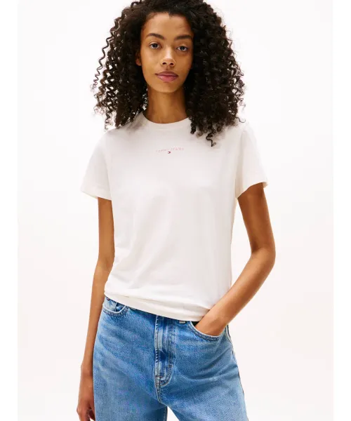 

Футболка Regular fit Tommy Jeans, бежевый