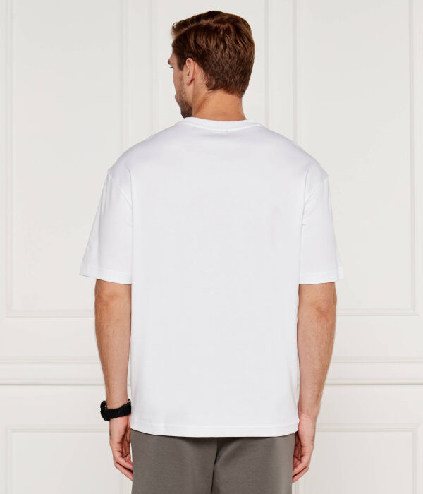 Футболка Boss Green Mirror Relaxed Fit, бежевый — фото 3