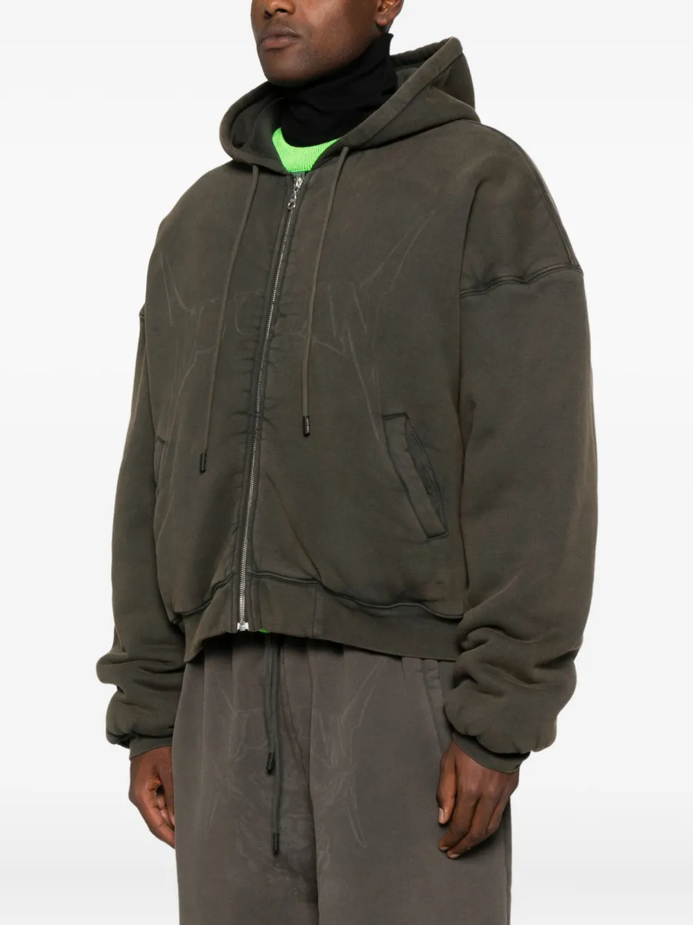 

Толстовка на молнии Lựu Đạn, серый