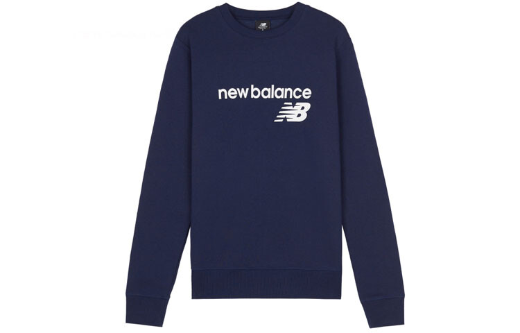 

Женская толстовка Essentials Stacked темно-синего цвета New Balance