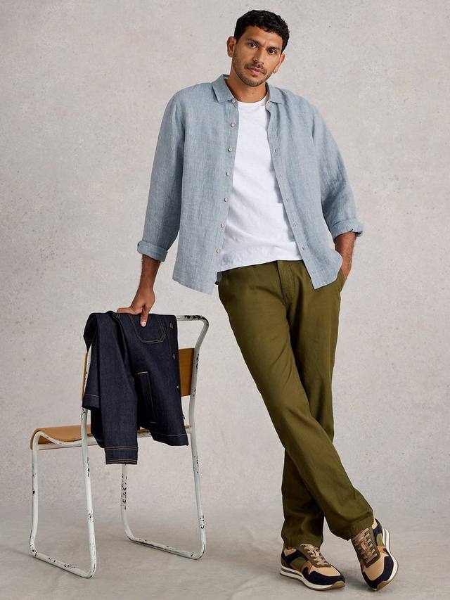 

Рубашка Keswick Linen Regular Fit White Stuff, Blue