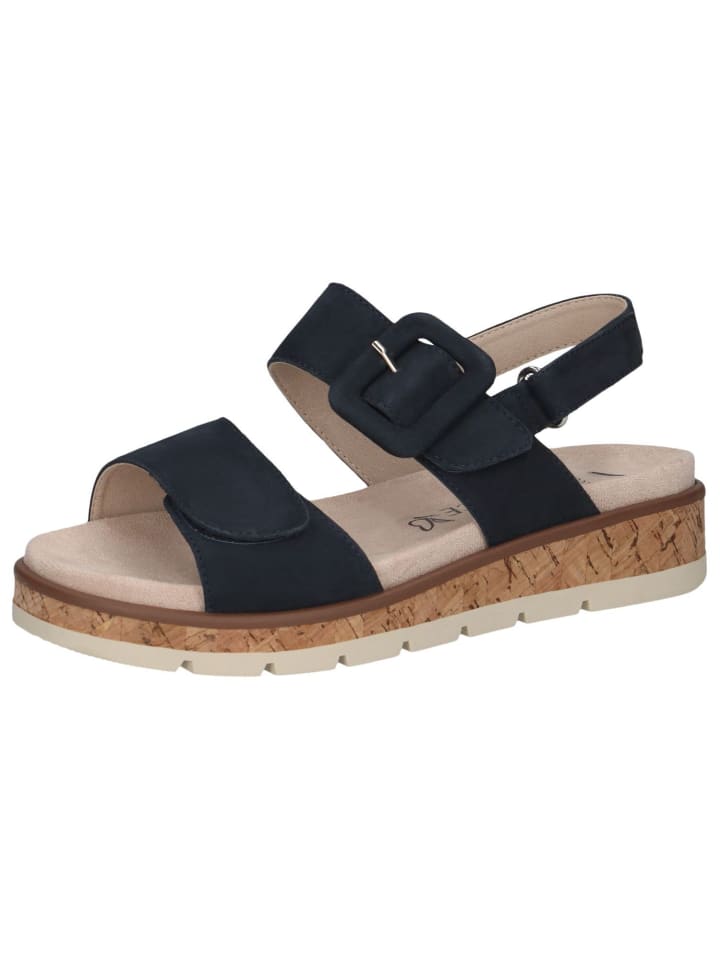 Классические босоножки Caprice, цвет ocean suede