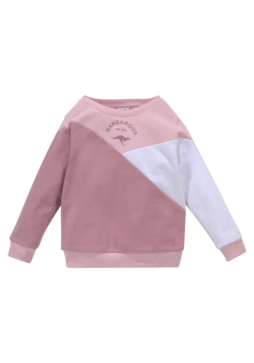 Толстовка KangaROOS "Little Girls", широкого кроя, розовый — фото 3