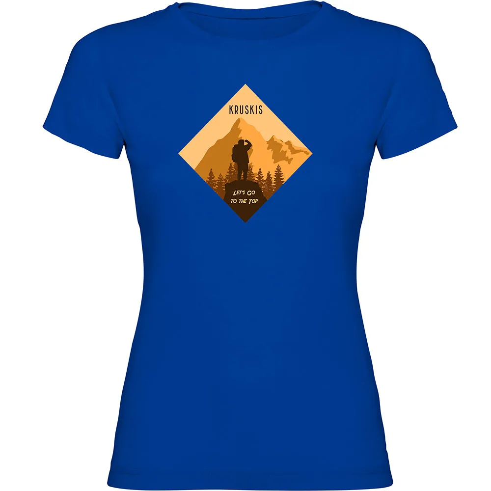 

Футболка с коротким рукавом Kruskis Top Of The Mountain, синий