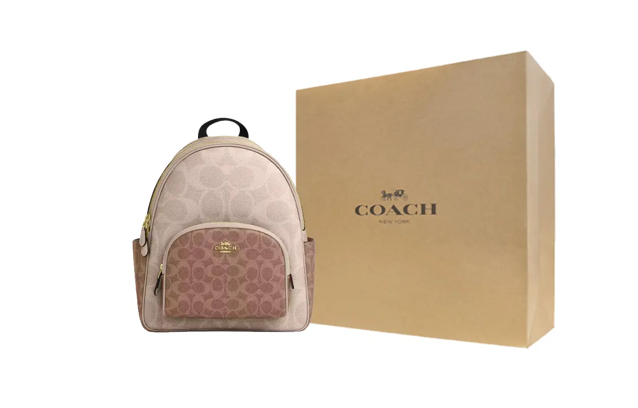 

COACH Женский рюкзак из прорезиненной парусины