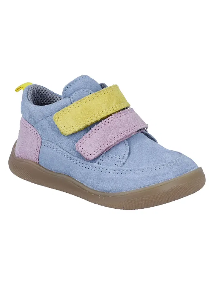 Сникерсы низкие, кожаные, Richter Shoes, голубой