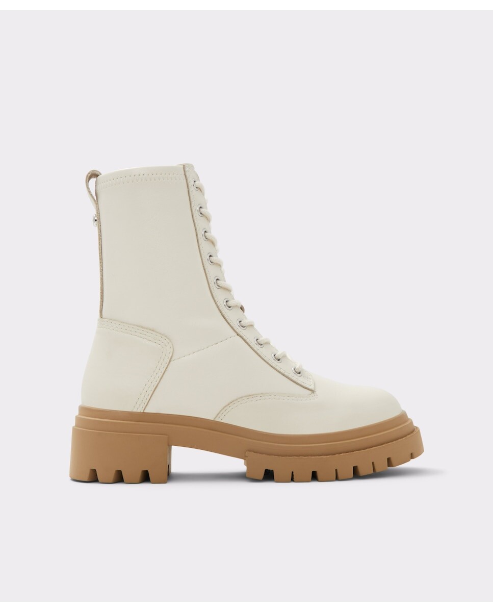 

Женские кожаные ботильоны в стиле милитари Aldo, белый