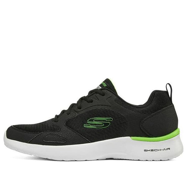 

Кроссовки skech-air dynamight 'black green' Skechers, черный
