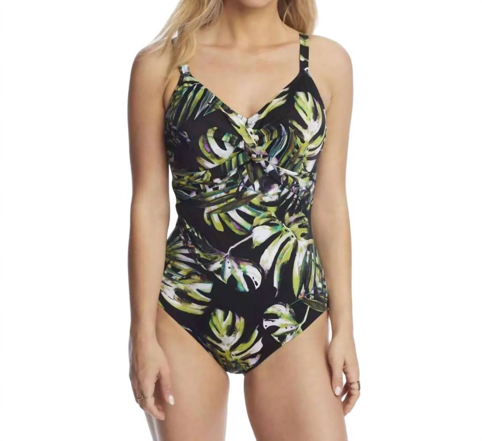

Palm Valley цельный купальник черного цвета Fantasie