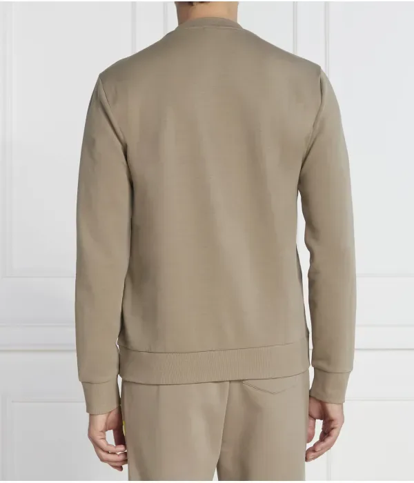 Толстовка Salbo 1 regular fit Boss Green, бежевый — фото 4