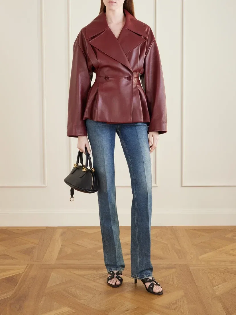 Джинсы скинни с высокой посадкой BALENCIAGA, синий — фото 2