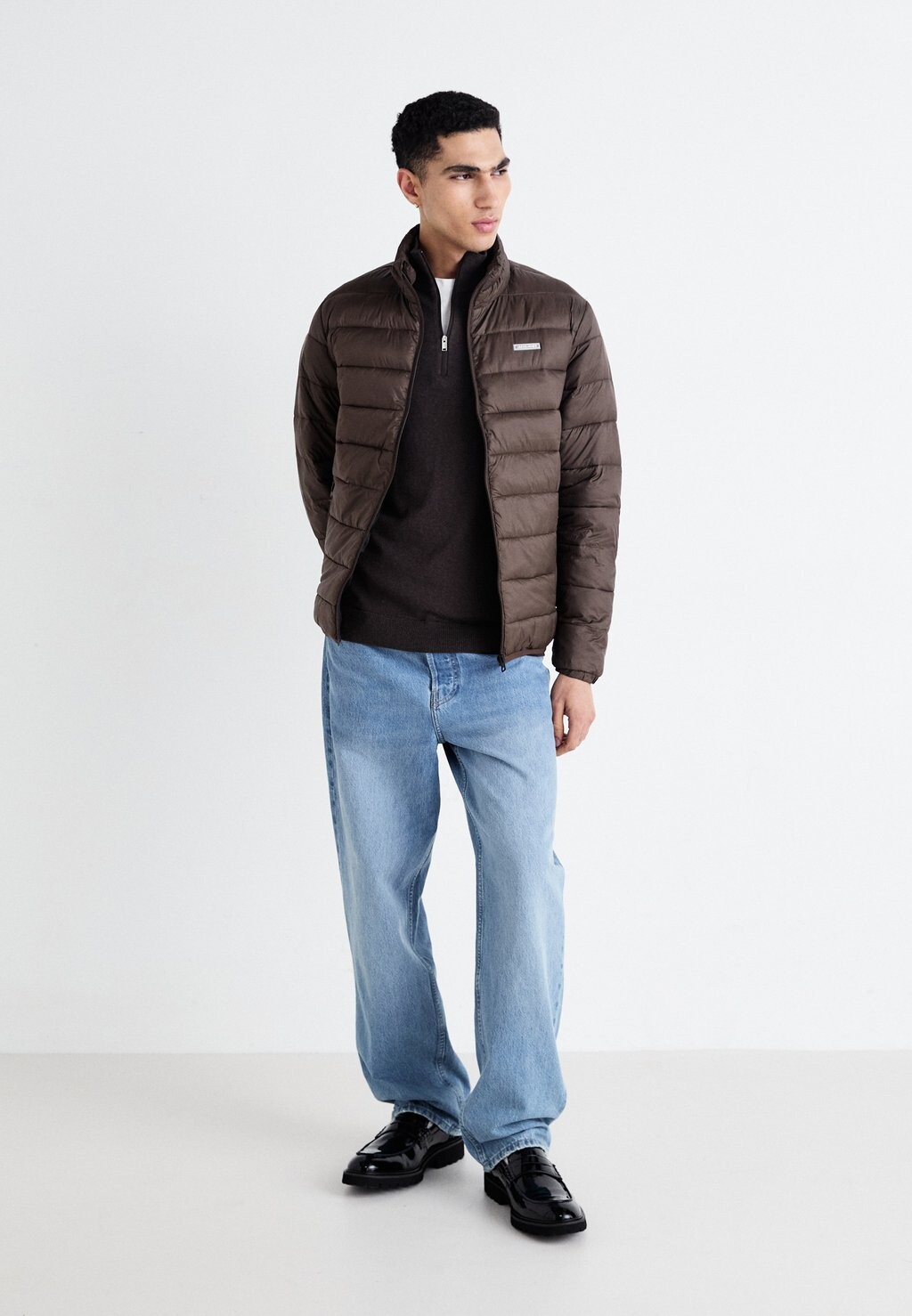 

Зимняя куртка JJVINCENT PUFFER COLLAR Jack & Jones, коричневый