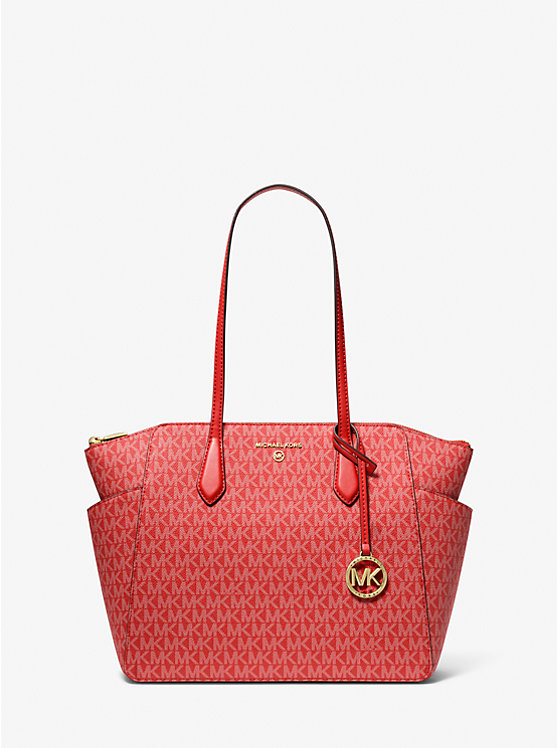 

Сумка-Тоут Marilyn среднего размера с фирменным логотипом Michael Kors, красный