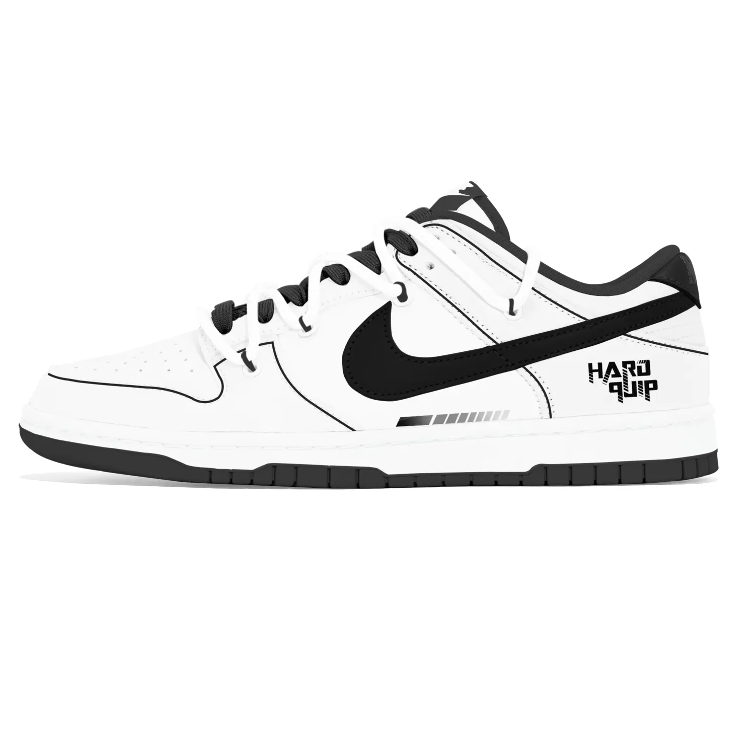 

Nike Кроссовки для скейтбординга Dunk, износостойкие, низкие, мужские, черно-белые