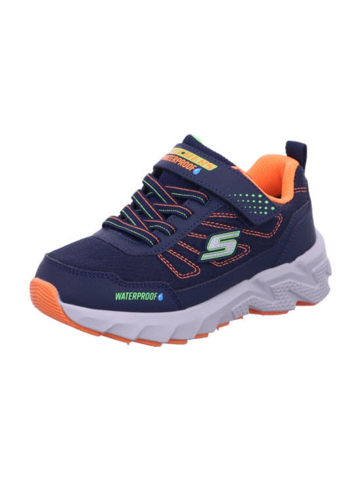 

Низкие кеды синего цвета Skechers