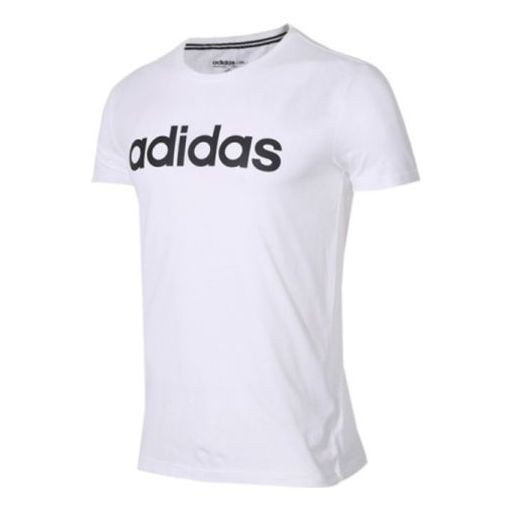 

Футболка adidas neo Alphabet logo Printing Short Sleeve White, белый