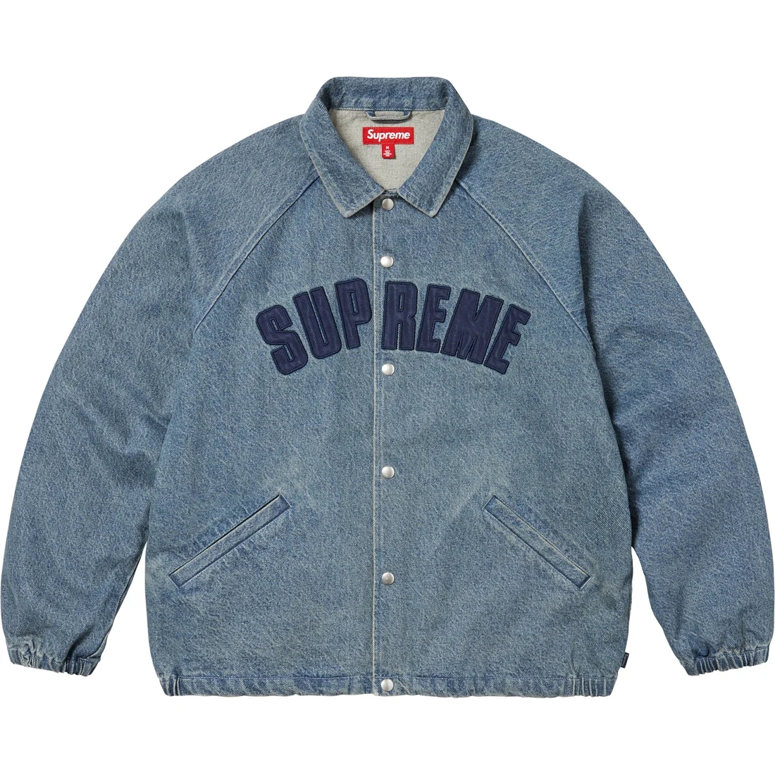 

Supreme Курка джинсовая тренерская, Washed Indigo/Washed Indigo