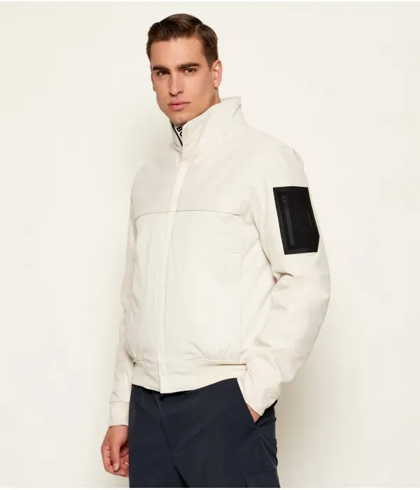 Куртка Джейдона Джей Ти из OW_League regular fit Boss Green, бежевый