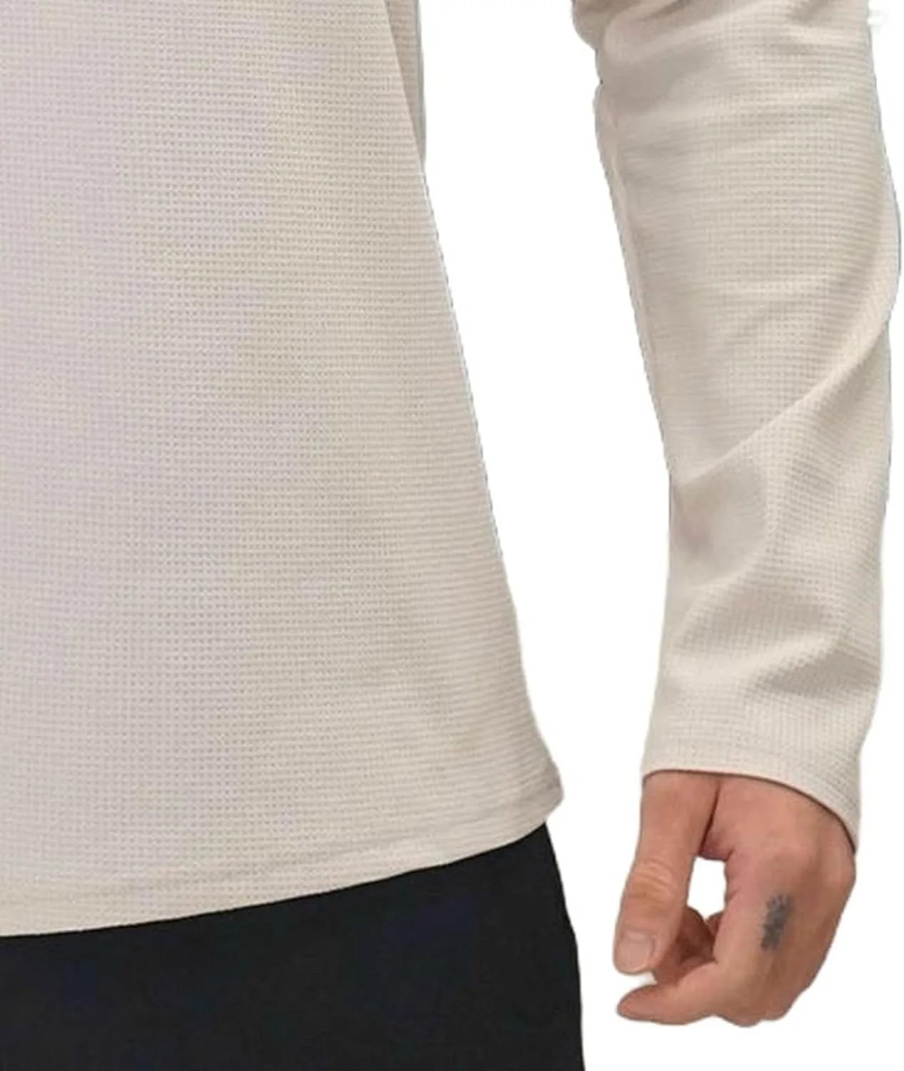 Мужская футболка Slim Fit Basic с длинным рукавом и круглым вырезом — фото 3