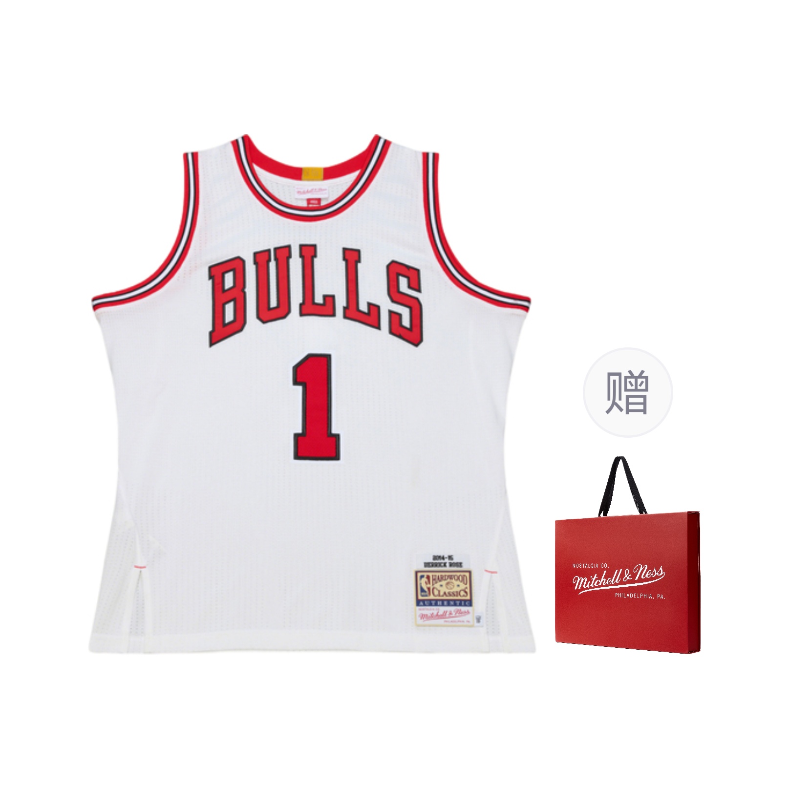 

Футболка Mitchell & Ness x NBA Unisex Mitchell Ness, белый box
