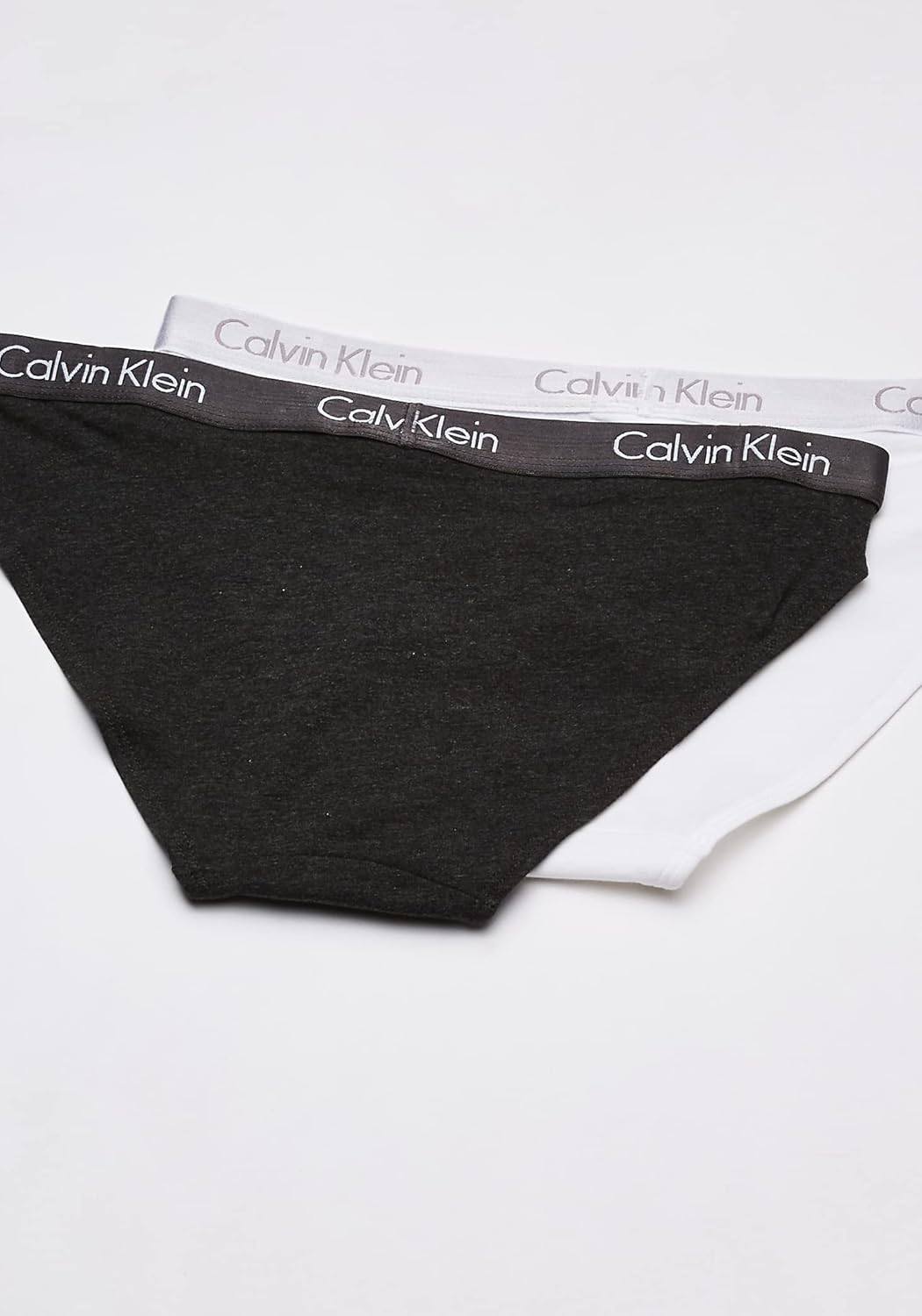 Женские трусики-бикини Calvin Klein Motive Cotton Multipack, 2 шт., Charcoal/White — фото 2
