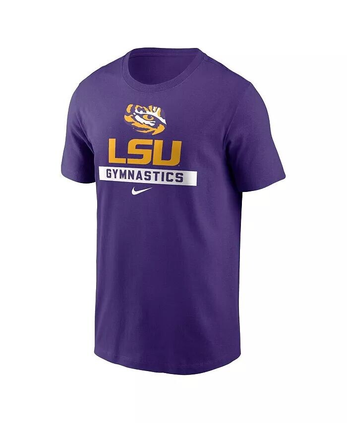 Мужская фиолетовая футболка для гимнастики LSU Tigers Nike, фиолетовый — фото 2