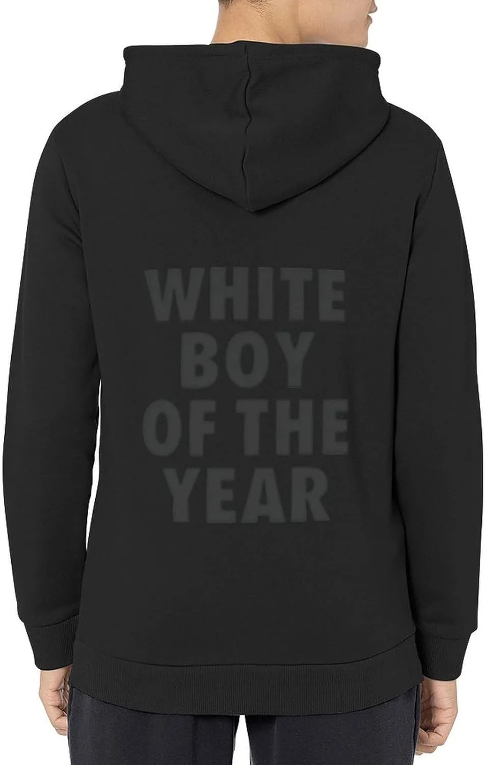 

Мужской белый худи Boy of The Year с карманом