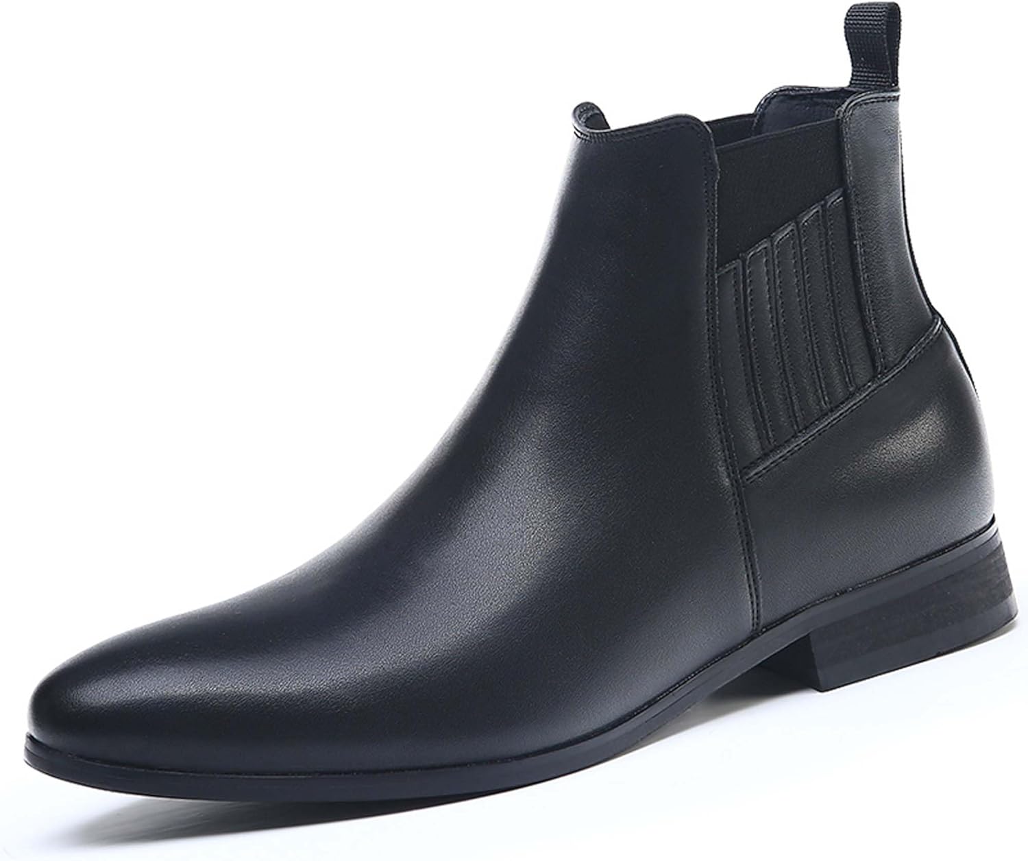 

Мужские ботинки челси: модные, в городском стиле, деловые, повседневные, формальные, с противоскользящим покрытием, удобные, подходят для офисной униформы, банкетов, свадебных костюмов, высокие кожаные ботинки Generic, черный