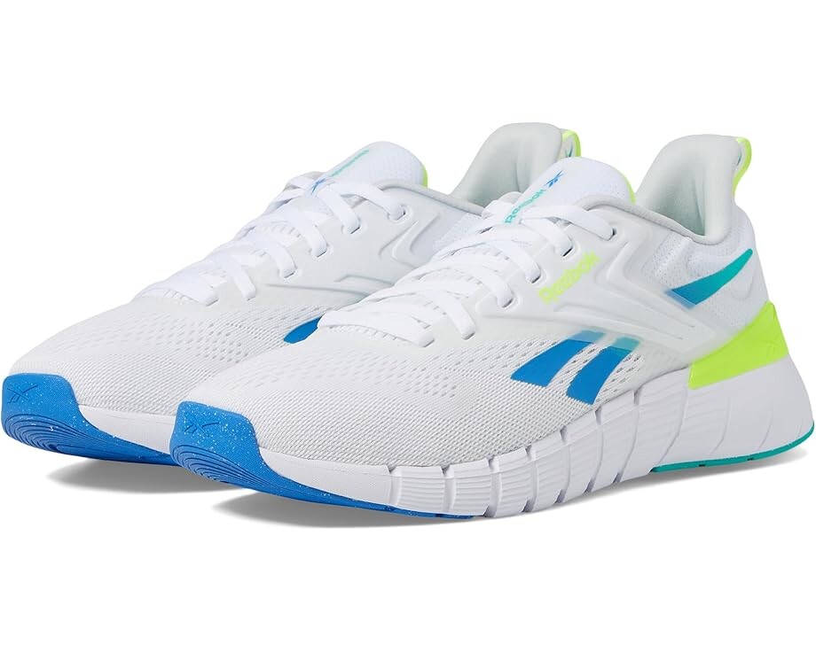 

Кроссовки Reebok Nano Gym, цвет White/Unleashed Green/Kinetic Blue