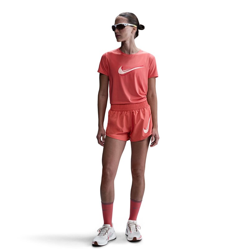 

T-Shirt w nk one swsh hbr df ss top Nike, цвет magic ember