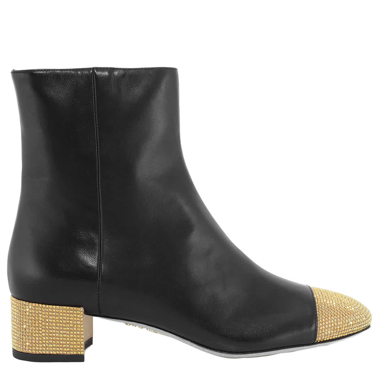 Rene Caovilla Bonnie 40 кожаные ботильоны Rene' Caovilla, черный