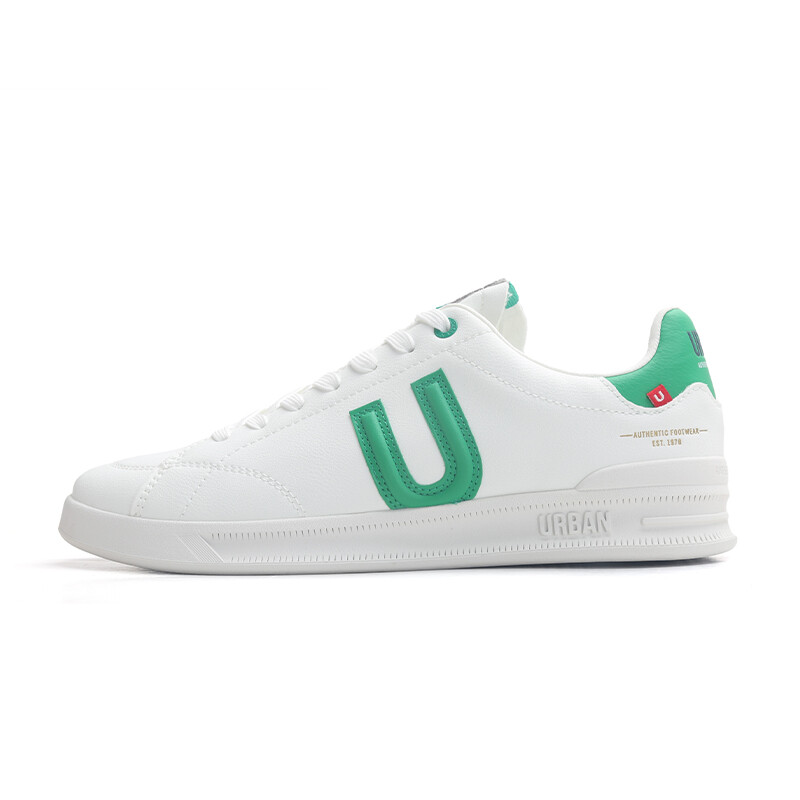 

Кроссовки URBAN AUTHENTIC Skateboarding Shoes Men Low-top White/Green, зеленый