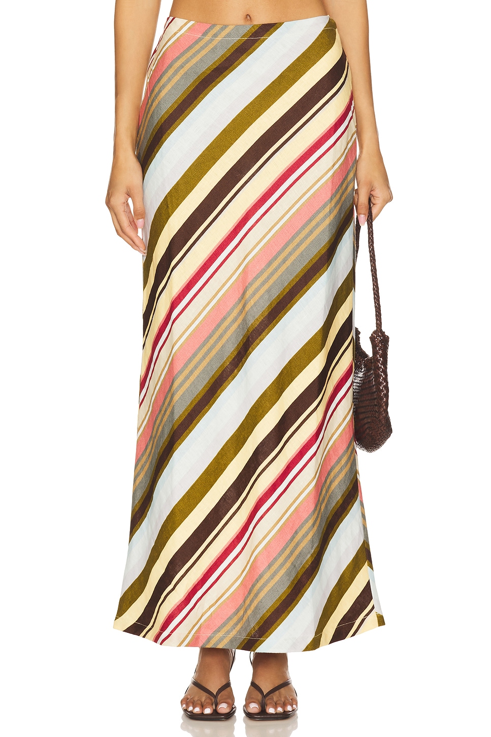

Юбка Elise Faithfull The Brand, meleu stripe multi