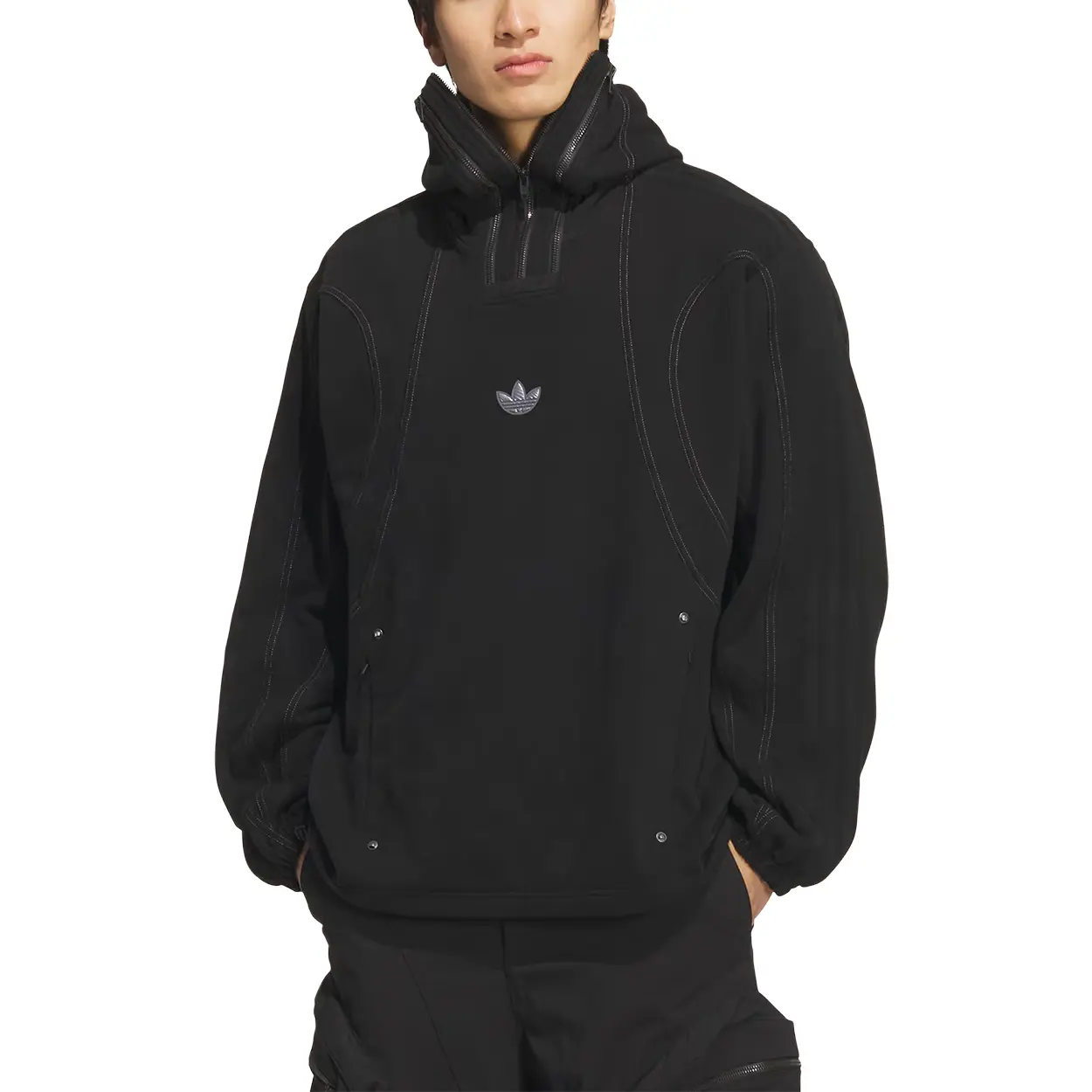 Толстовка GALI Unisex Adidas Originals, черный — фото 3