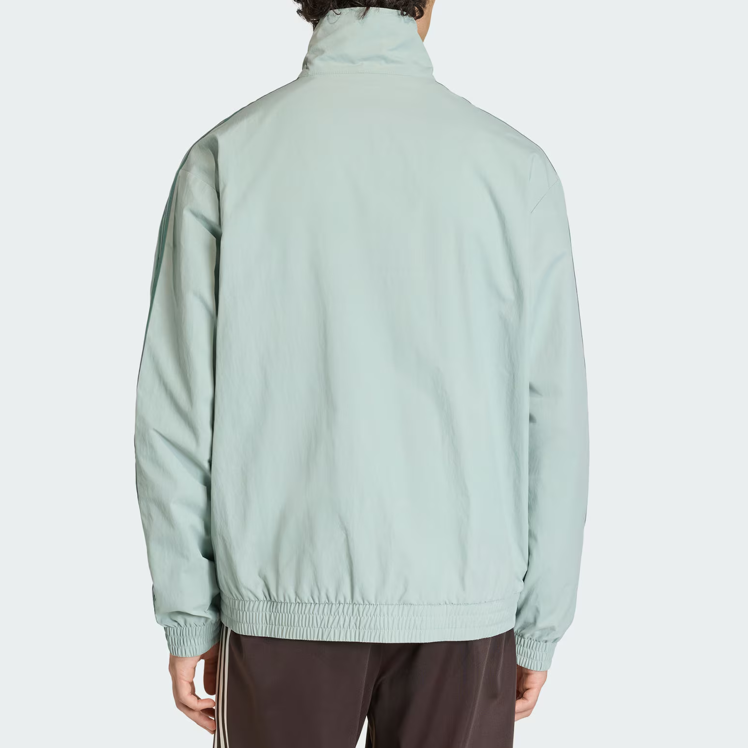 Куртка Firebird WOVEN TRACK TOP мужская Adidas Originals, wonder светло-серый зеленый/detective emeralds — фото 4
