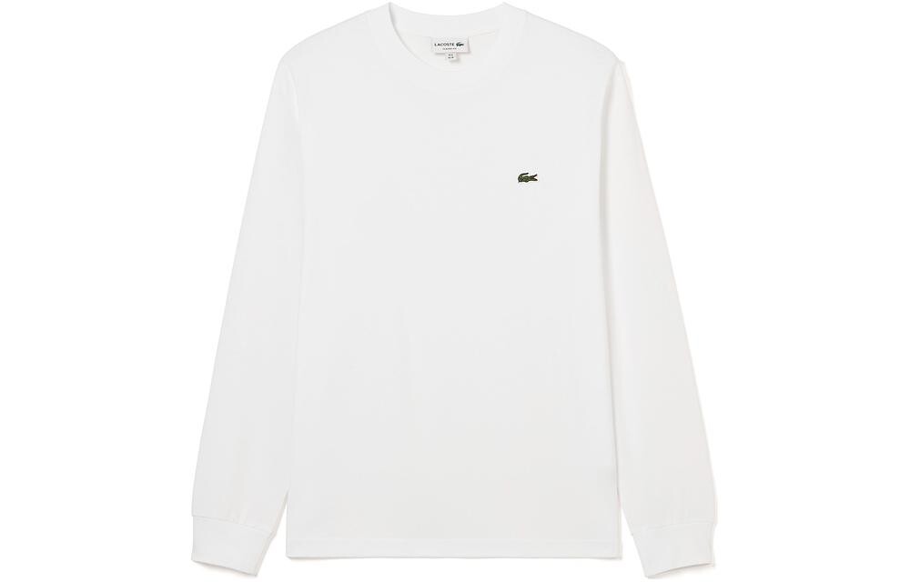 Футболка LACOSTE, мужская, для повседневной носки, белый — фото 4