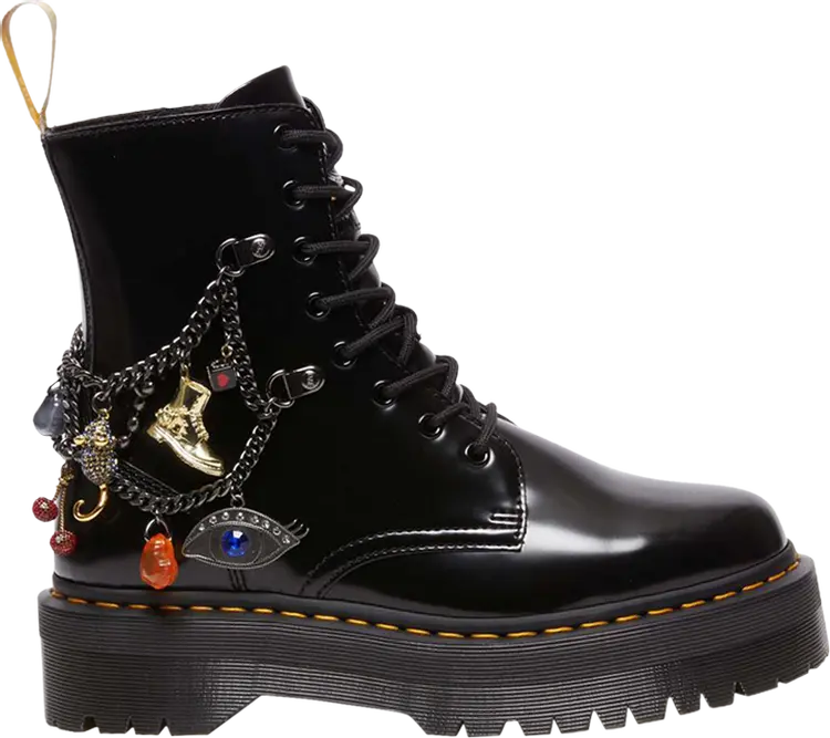 Кроссовки Marc Jacobs x Wmns Jadon Smooth Leather Platform Boot 'Black', черный