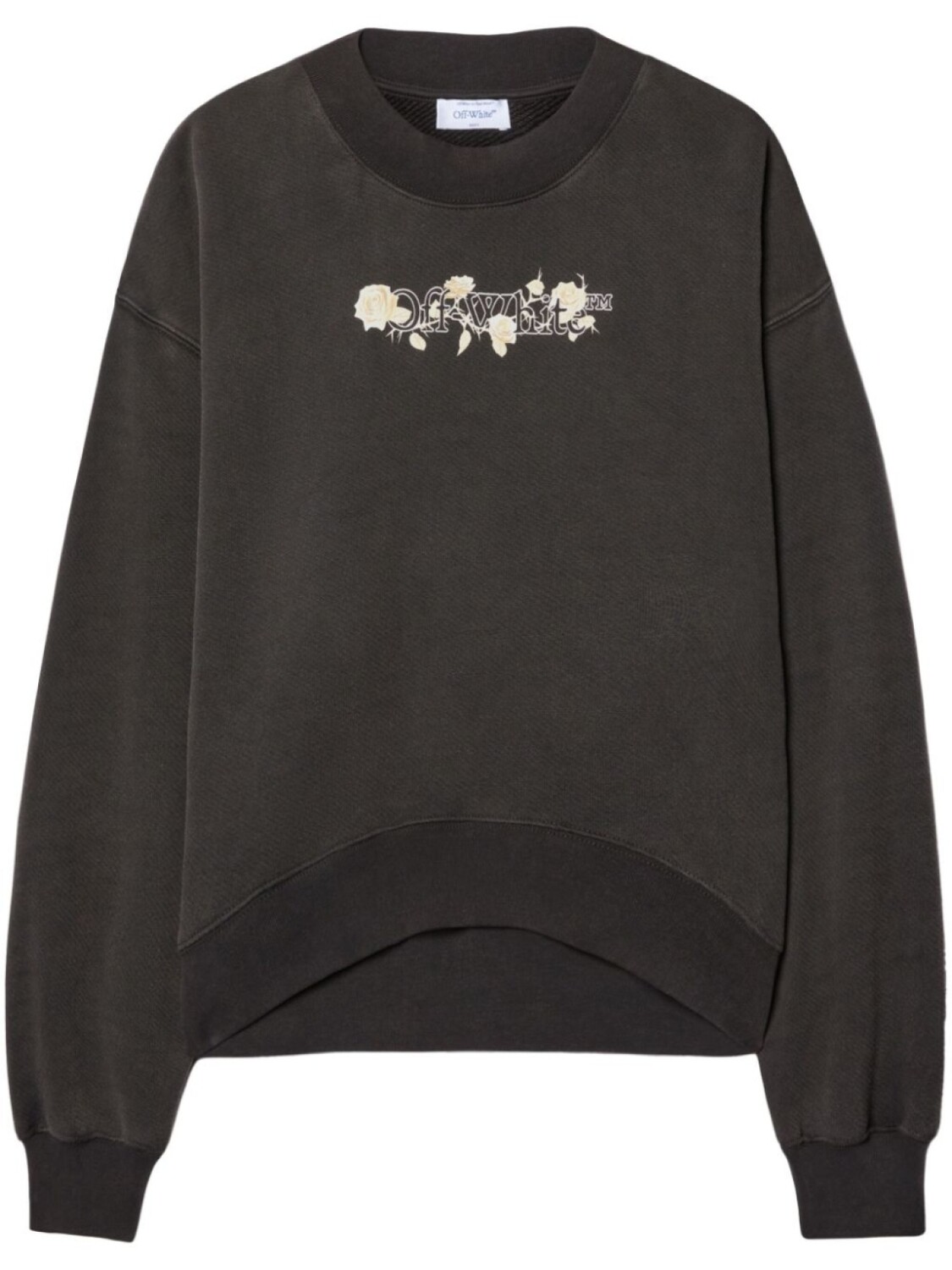 

Толстовка Bookish Roses Off-White, черный