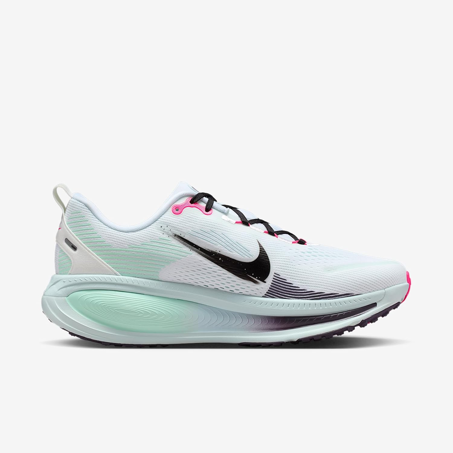Мужские кроссовки Nike Vomero 18, белый/черный/синий/розовый — фото 3